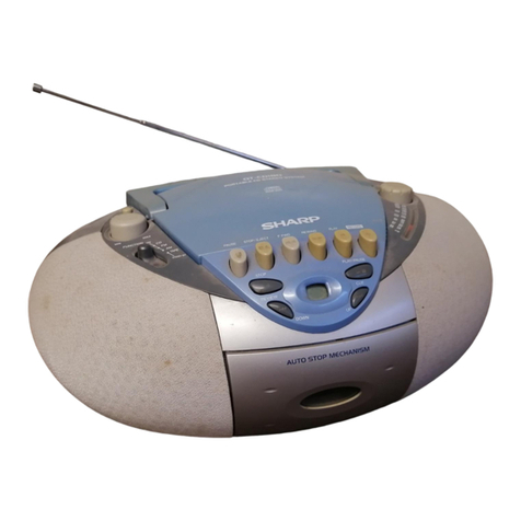 Sharp QT-CD180H User manual