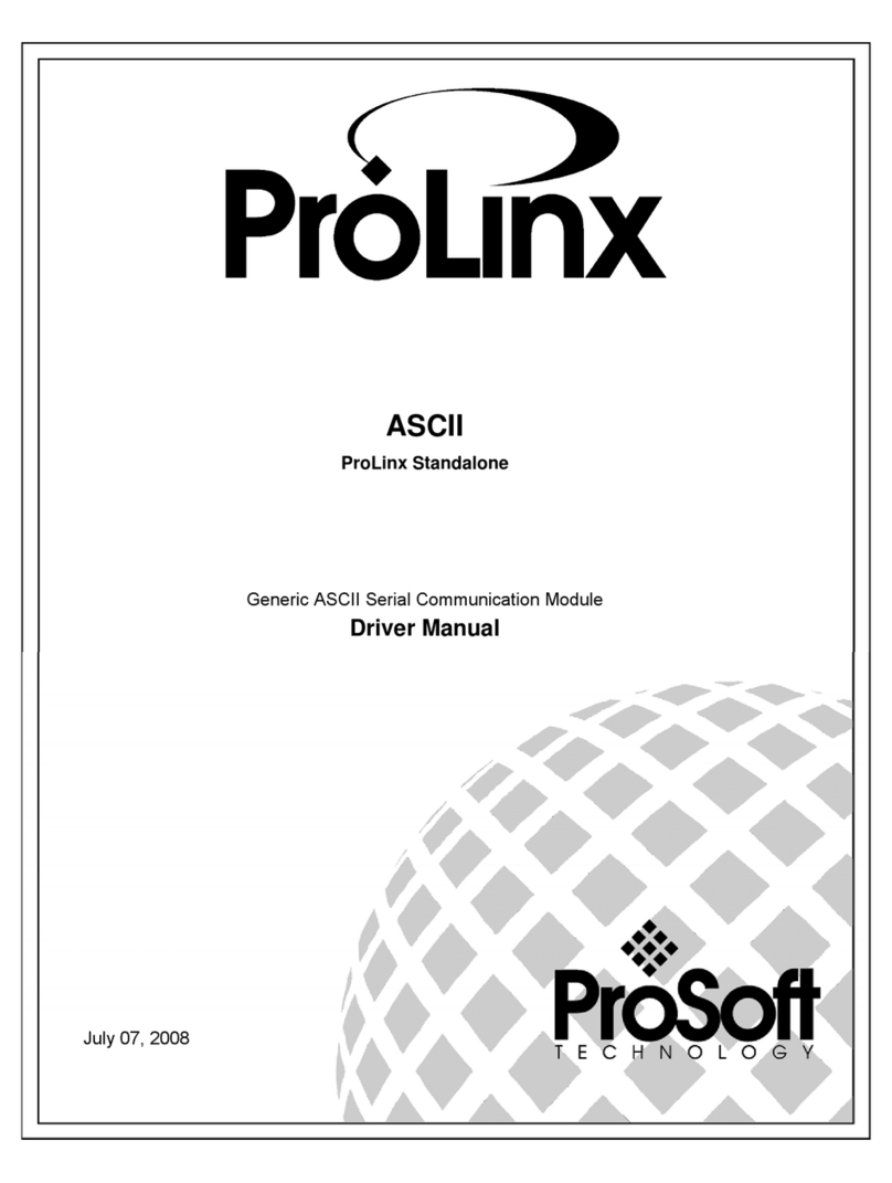 ProSoft Technology ProLinx ASCII Release note