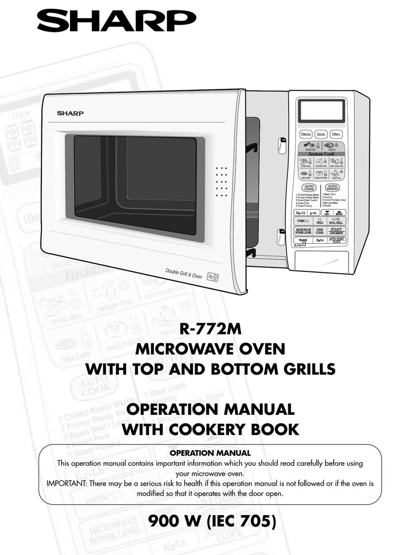 Sharp R-772M Instruction Manual