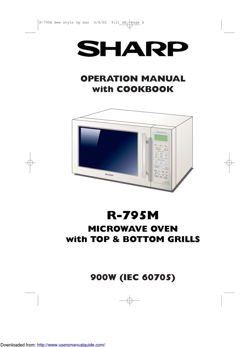 Sharp R-795M Instruction Manual