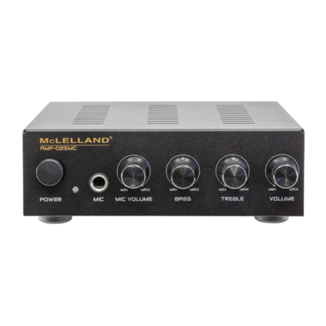 McLelland AMP-D25MC User manual