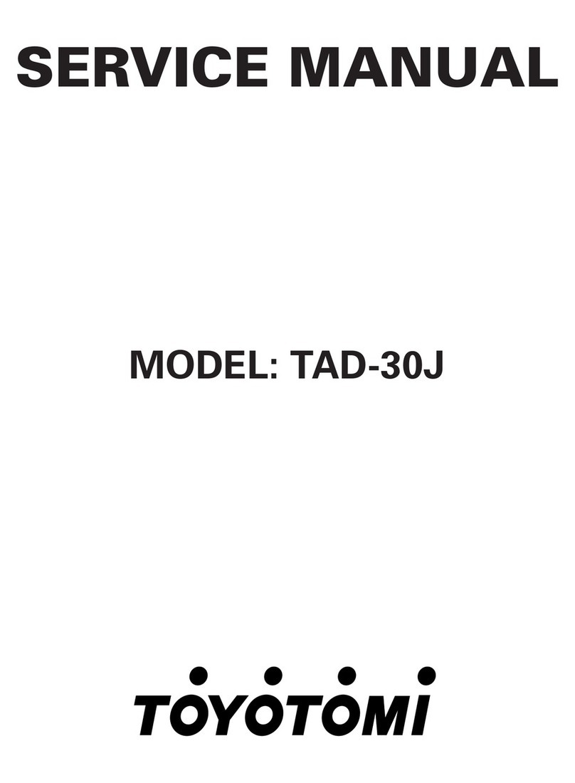 Toyotomi TAD-30J User manual