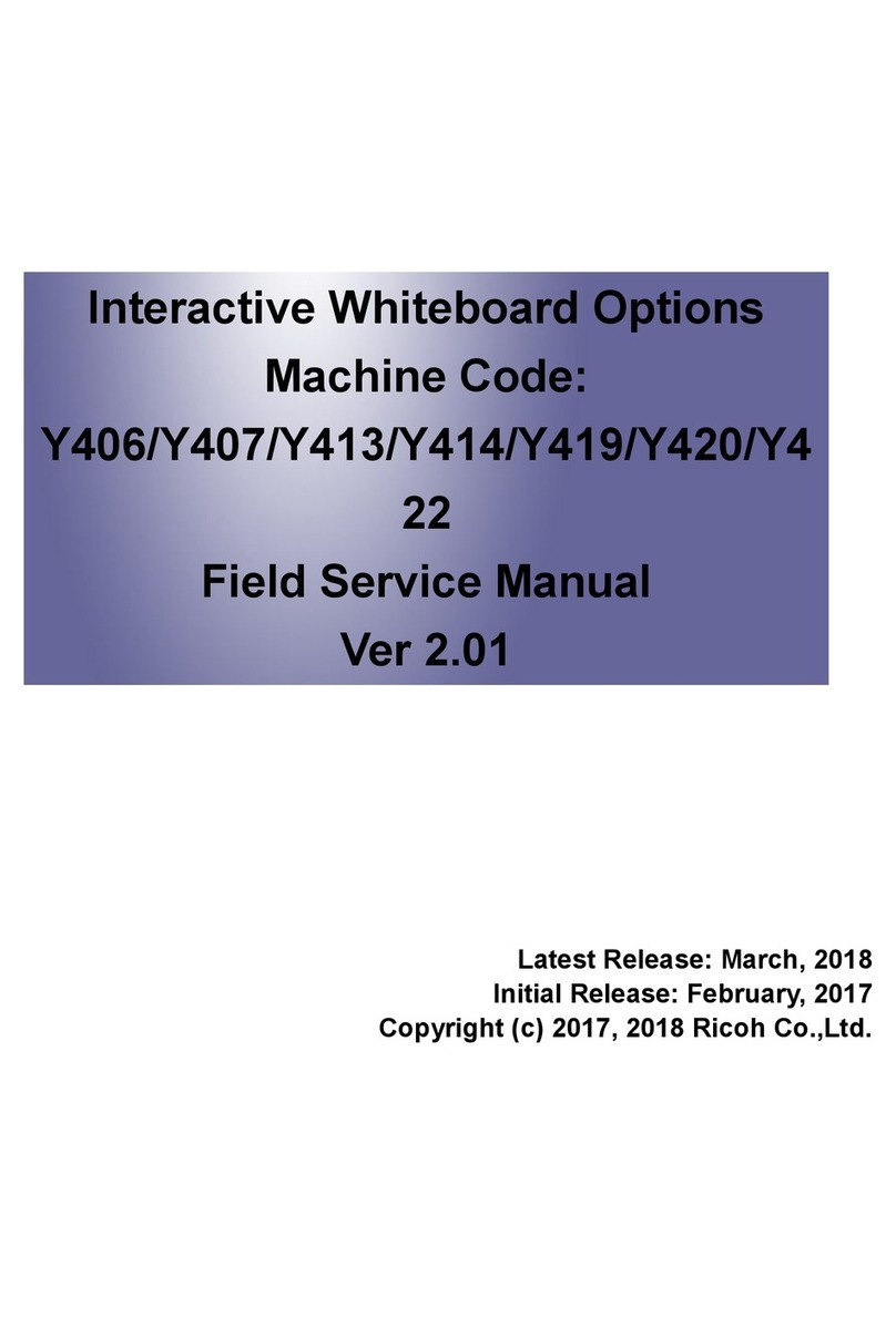 Ricoh Y406 Field service manual Ricoh Y406 Field service manual