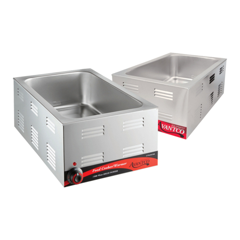 Avantco 177W50 user manual