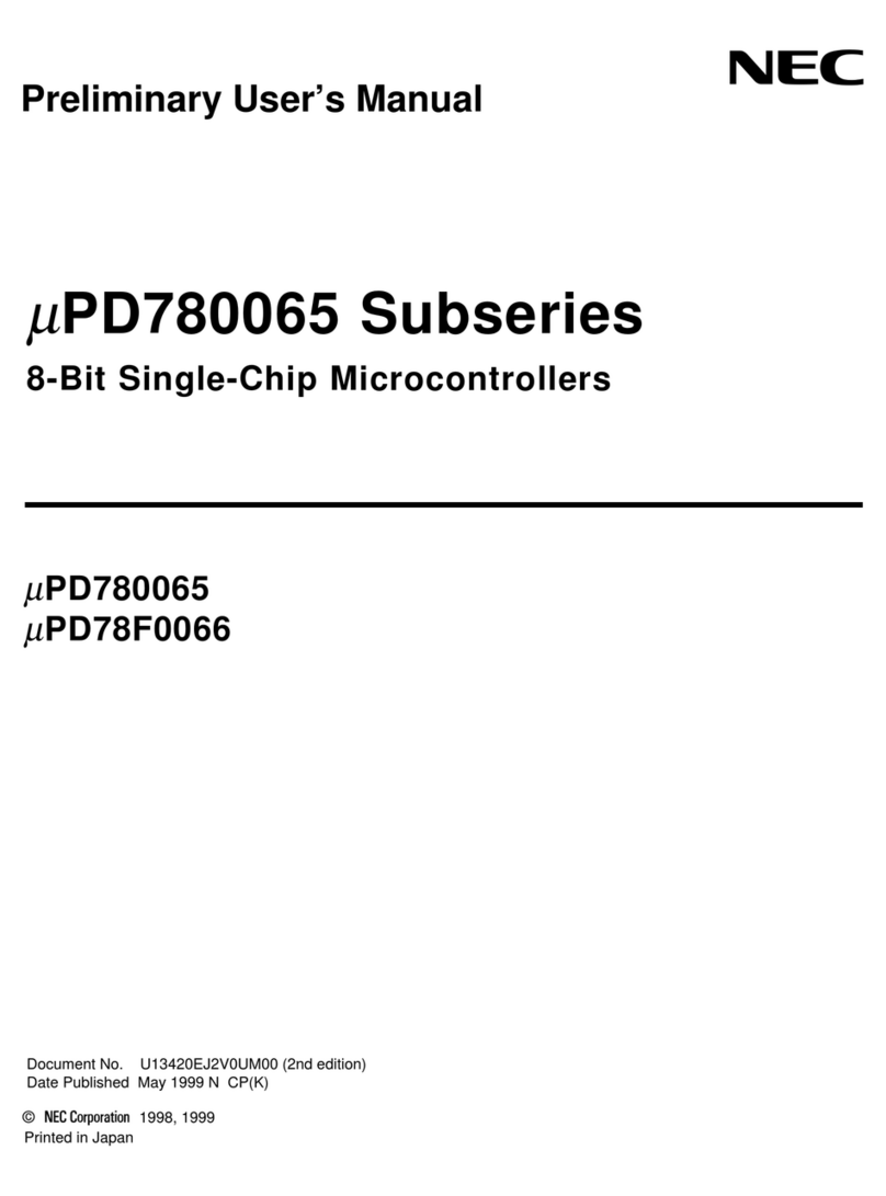 NEC mPD780065 Series User manual