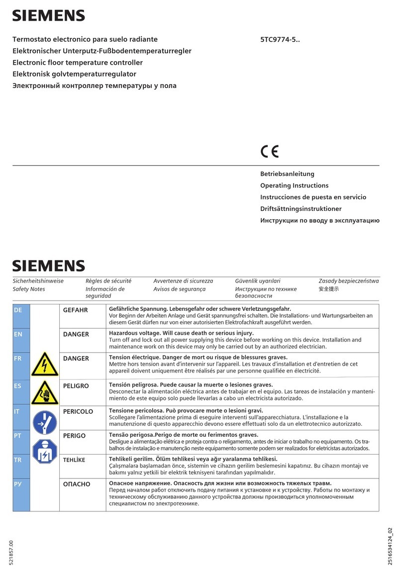 Siemens 5TC9774-5 Series User manual
