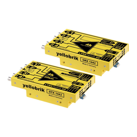 LYNXTechnik Yellobrik OTR 1442 LC quick reference