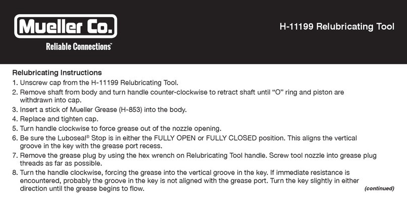 MUELLER CO. H-11199 manual
