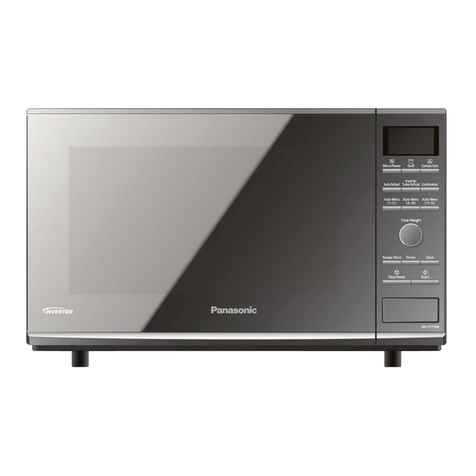 Panasonic Inverter NN-CF770M Operation instruction and cook book