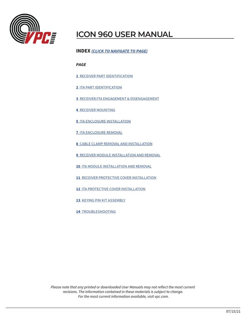 VPC ICON 960 User manual