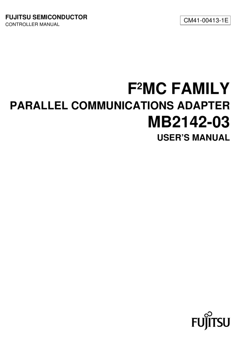 Fujitsu F2MC Series User manual
