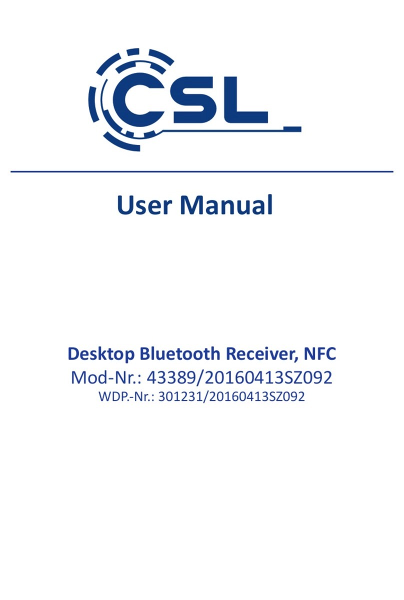CSL 43389 user manual