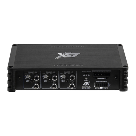 Audiodesign ESX QUANTUM QM66SP User manual