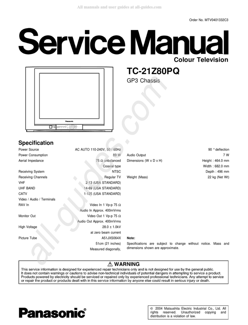 Panasonic TC-21Z80PQ User manual