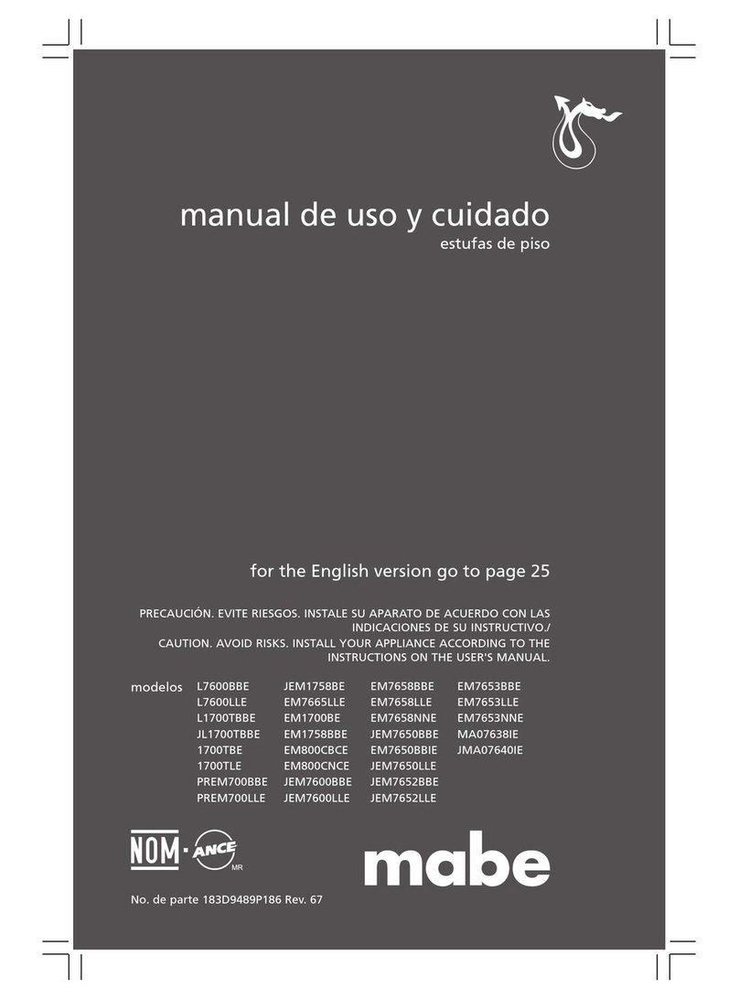mabe EM800C manual