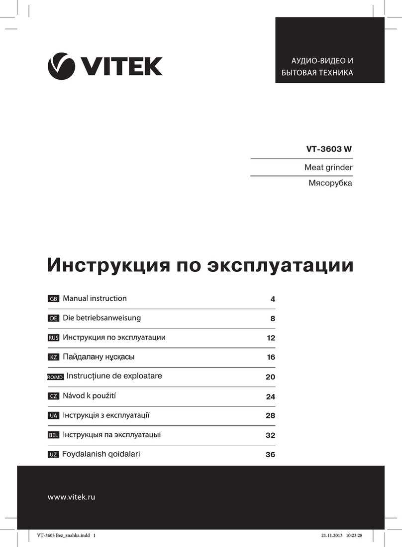 Vitek VT-3603 W Manual instruction