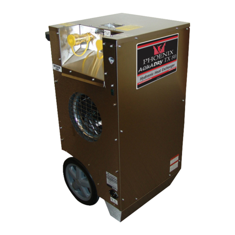 thermastor Phoenix Aquadry TX 80 owner's manual