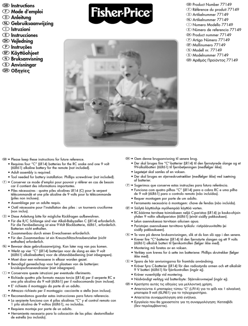 Fisher-Price 77149 instructions