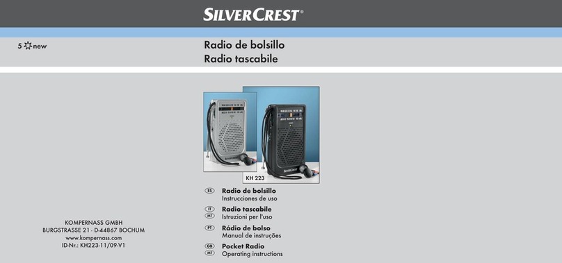 Silvercrest KH 223 User manual
