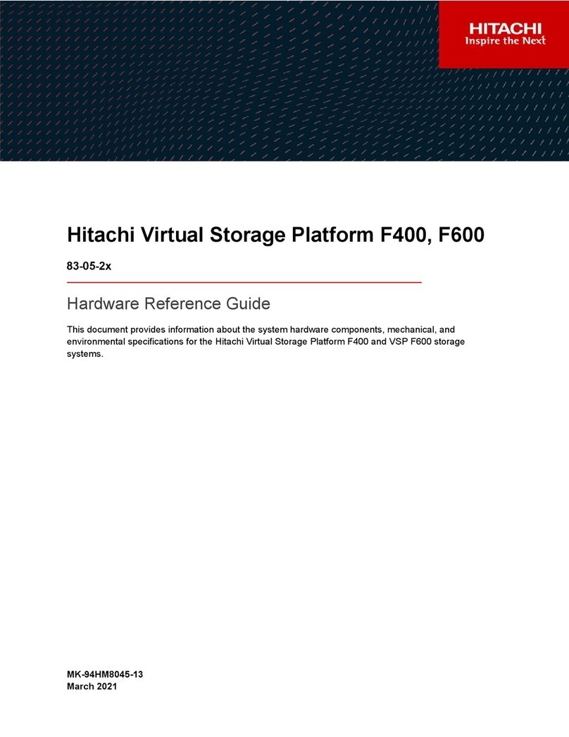 Hitachi Virtual Storage Platform F400 Operating and maintenance manual Hitachi Virtual Storage Platform F400 Operating and maintenance manual