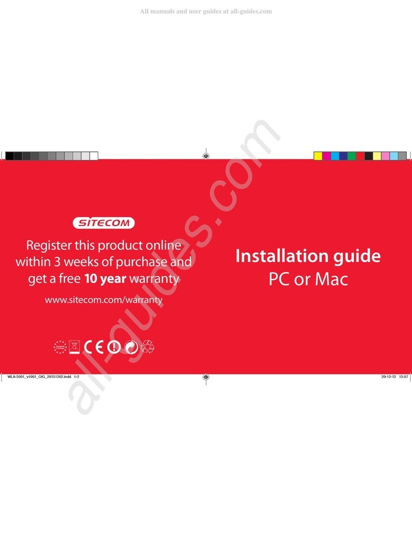 Sitecom AC450 installation guide Sitecom AC450 installation guide