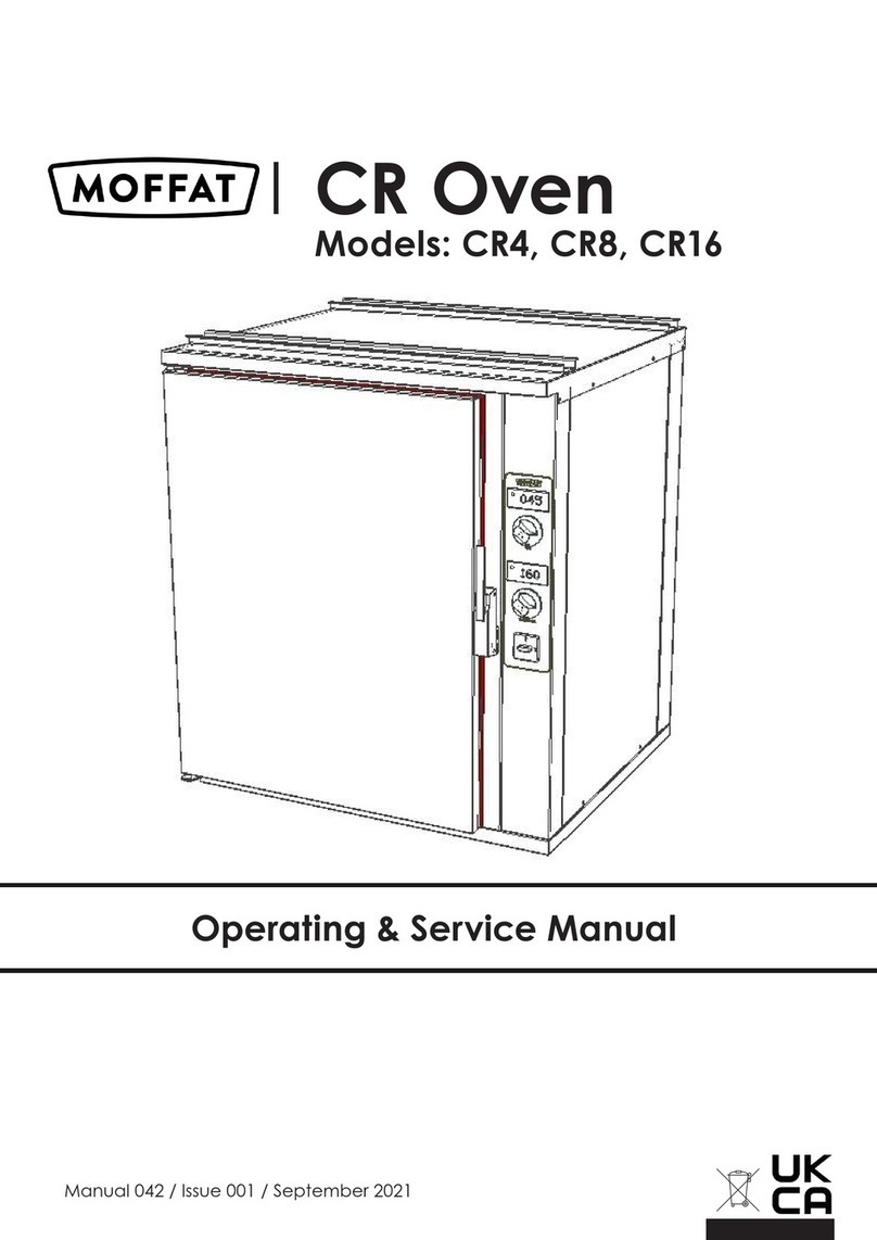 Moffat CR4 OPERATING & SERVICE MANUAL
