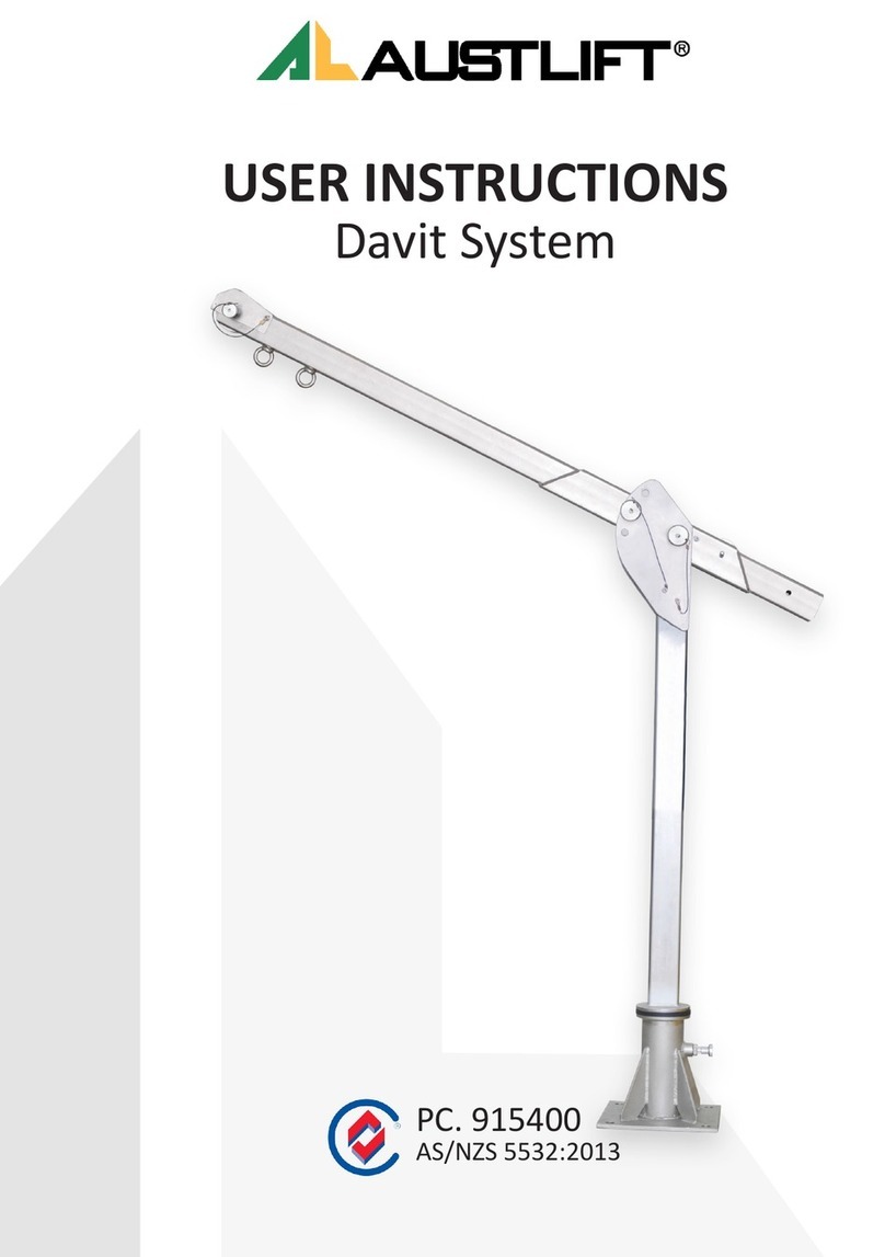 Austlift Davit System User instructions