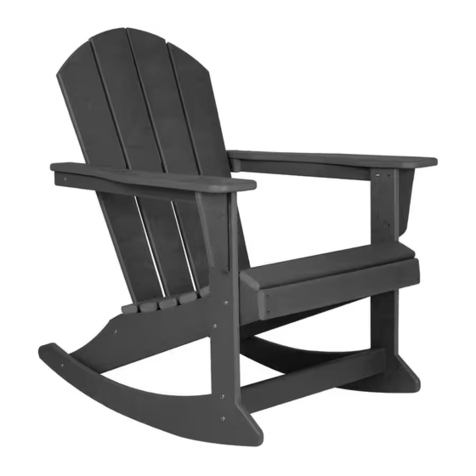 Polywood Rocking Poly Adirondack 2001-RC User manual