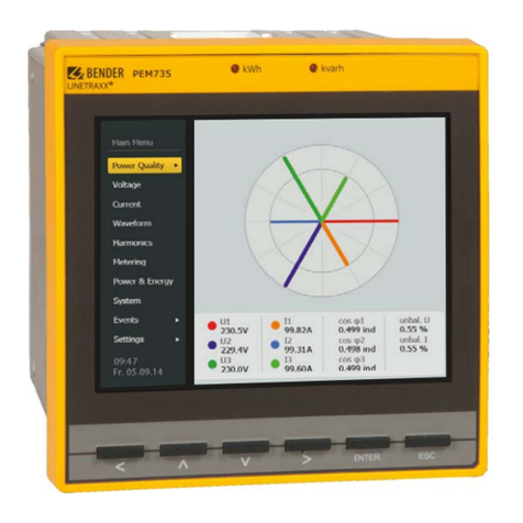 Bender PEM735 User manual