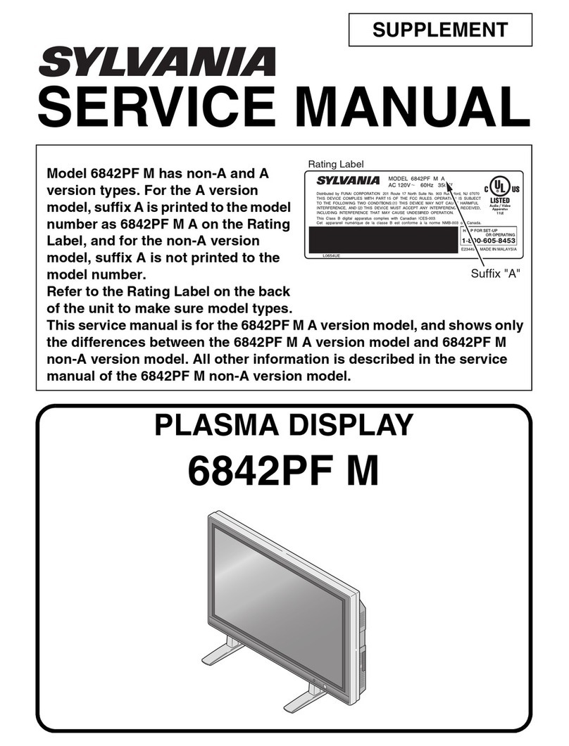 Sylvania 6842PF M User manual Sylvania 6842PF M User manual