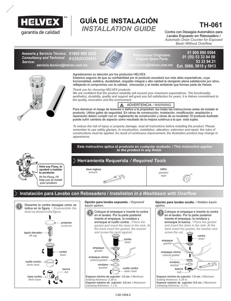 Helvex TH-061 User manual