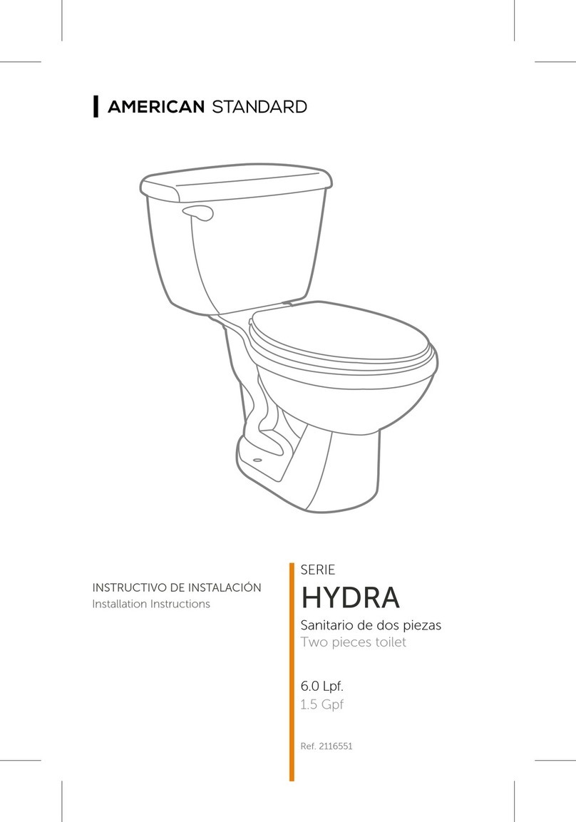 American Standard HYDRA User manual American Standard HYDRA User manual