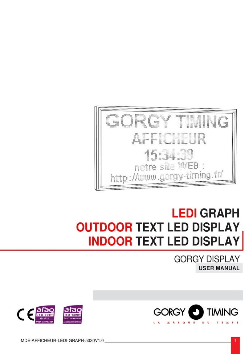 Gorgy Timing RS232 User manual