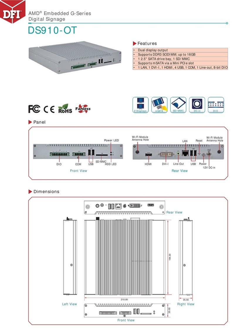 DFI DS910-OT quick start guide