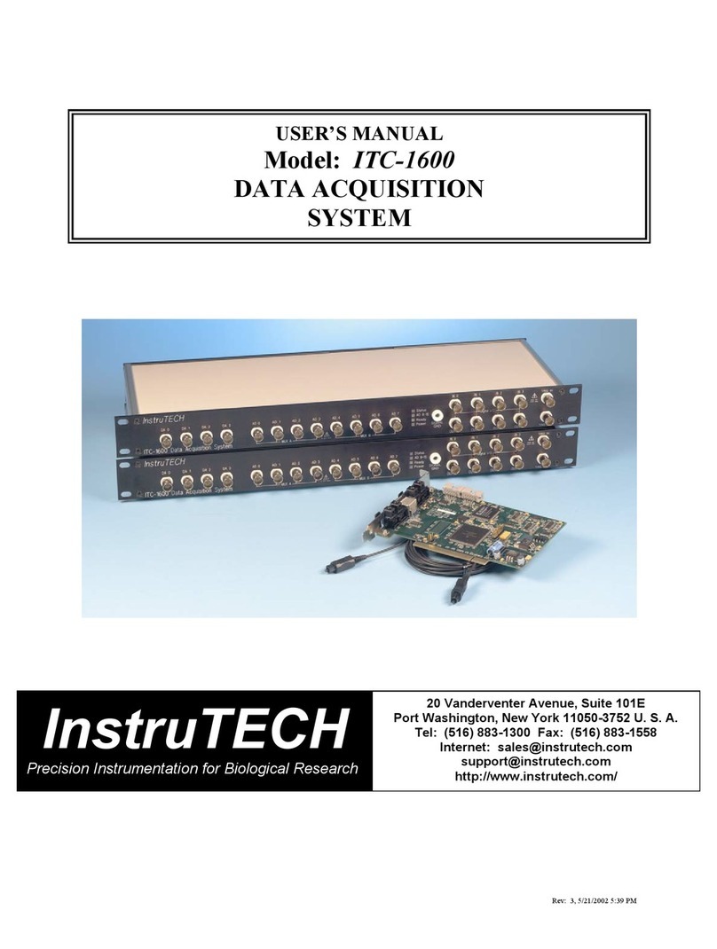 Instrutech ITC-1600 user manual