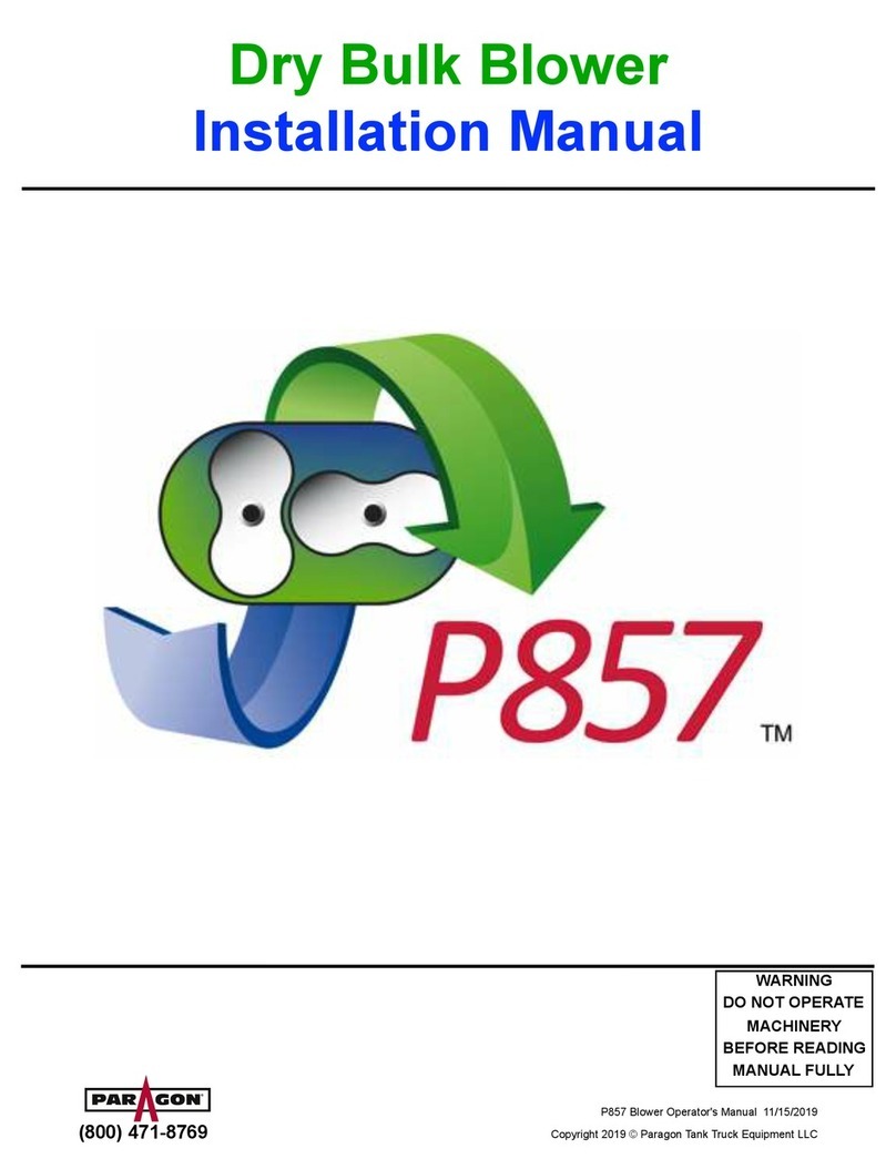 Paragon P857 installation manual Paragon P857 installation manual