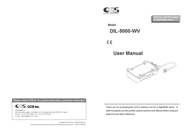 CCS DIL-5000-WV user manual