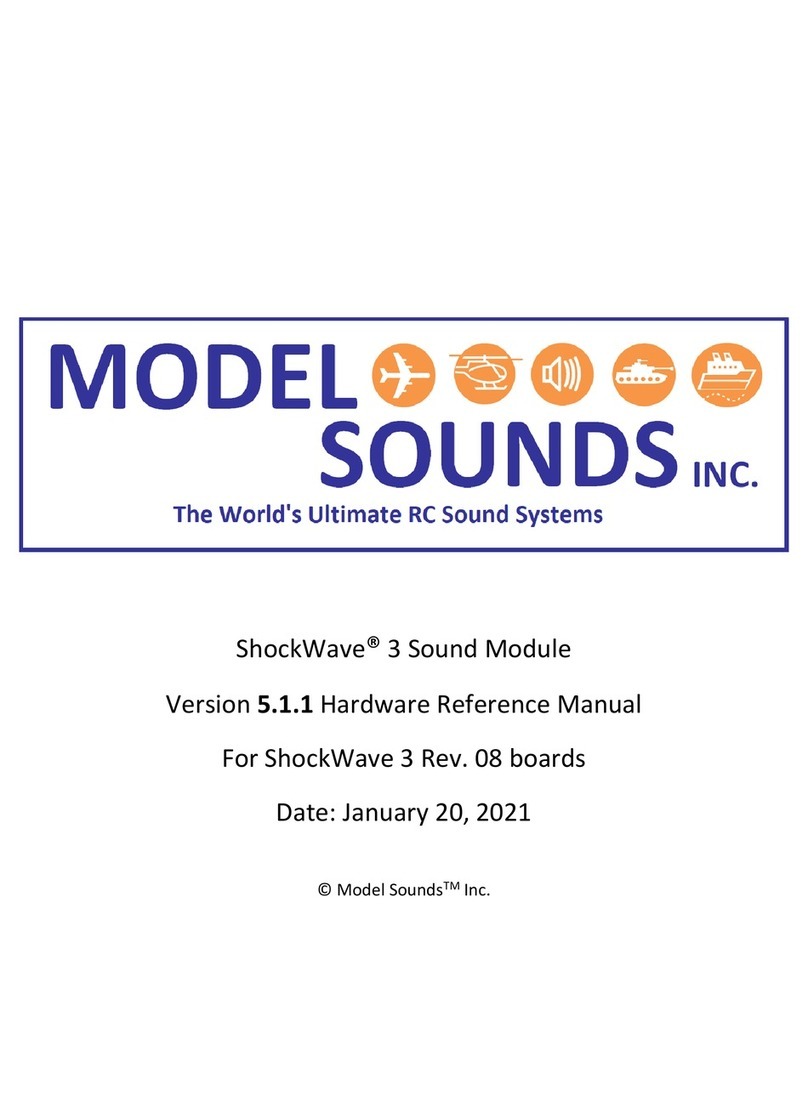 MODEL SOUNDS ShockWave 3 Hardware reference manual