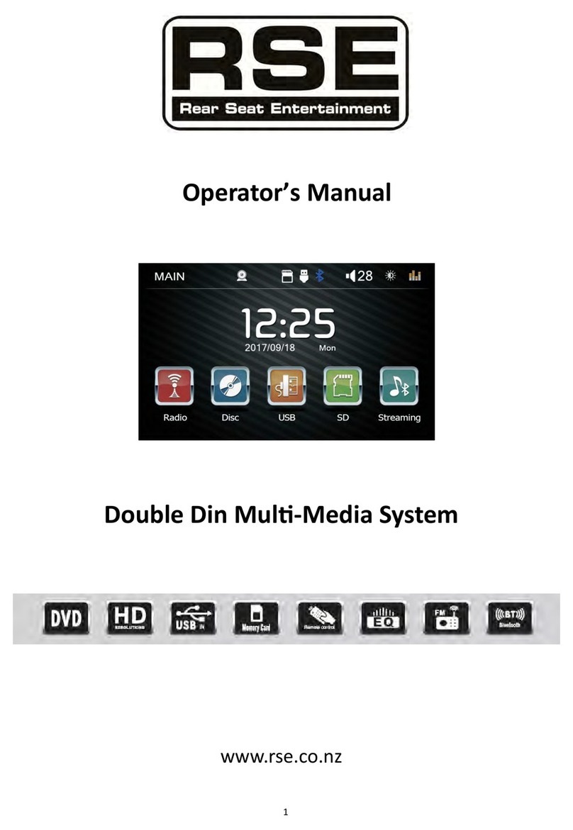 RSE RSEDDRADIO Operator's manual