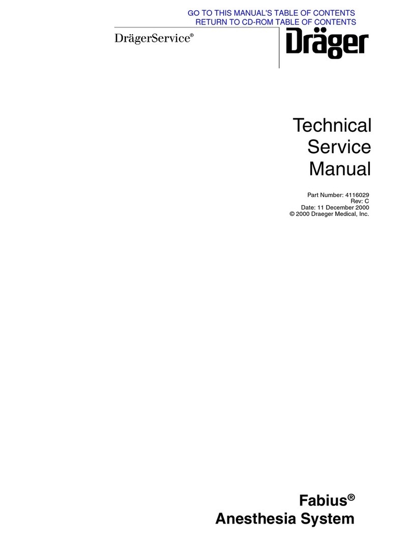 Dräger Fabius 4116029 Operating manual