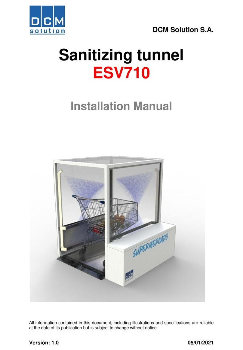 DCM SOLUTION ESV710 installation manual