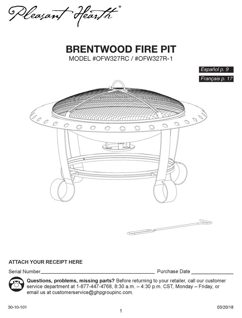 pleasant hearth OFW327RC manual