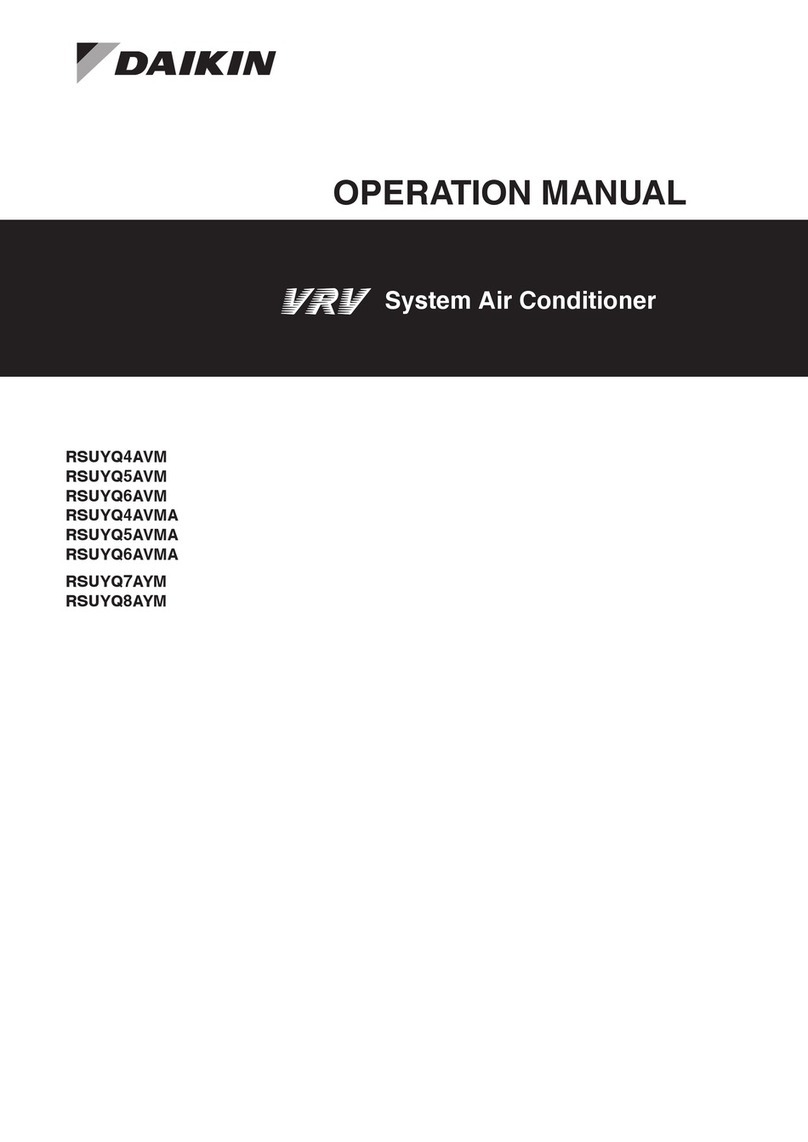 Daikin VRV Series Operation manual