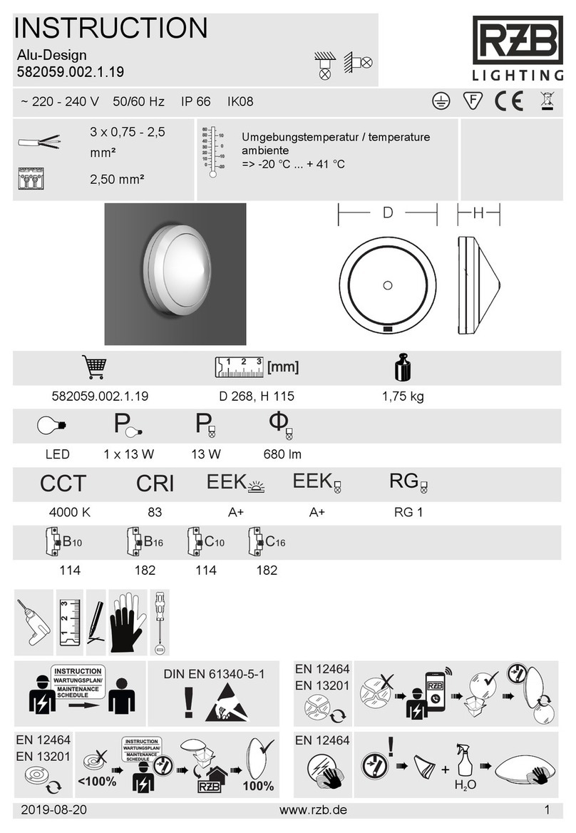 RZB Lighting 582059.002.1.19 Instruction