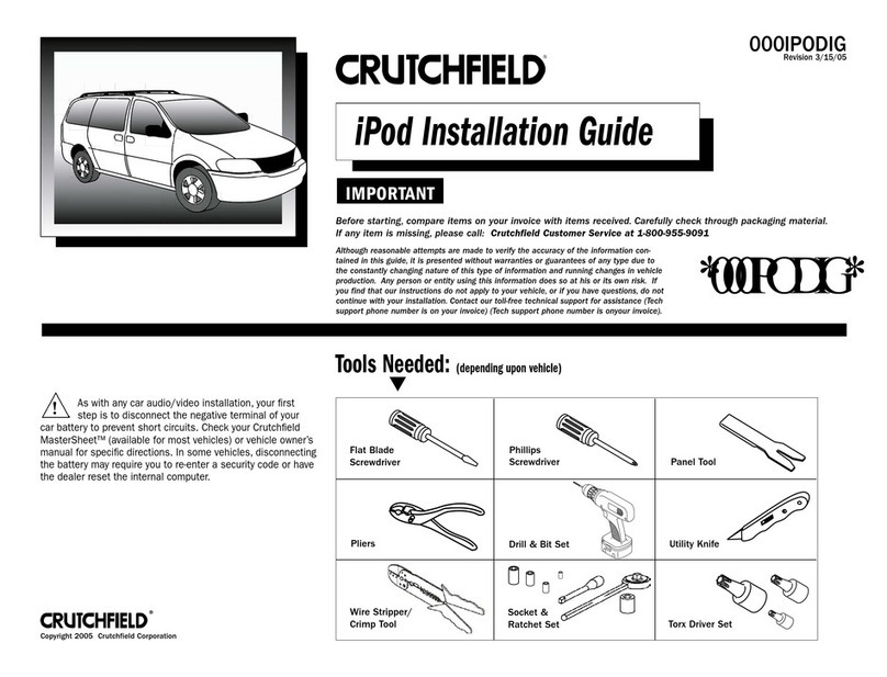 Crutchfield 000IPODIG installation guide
