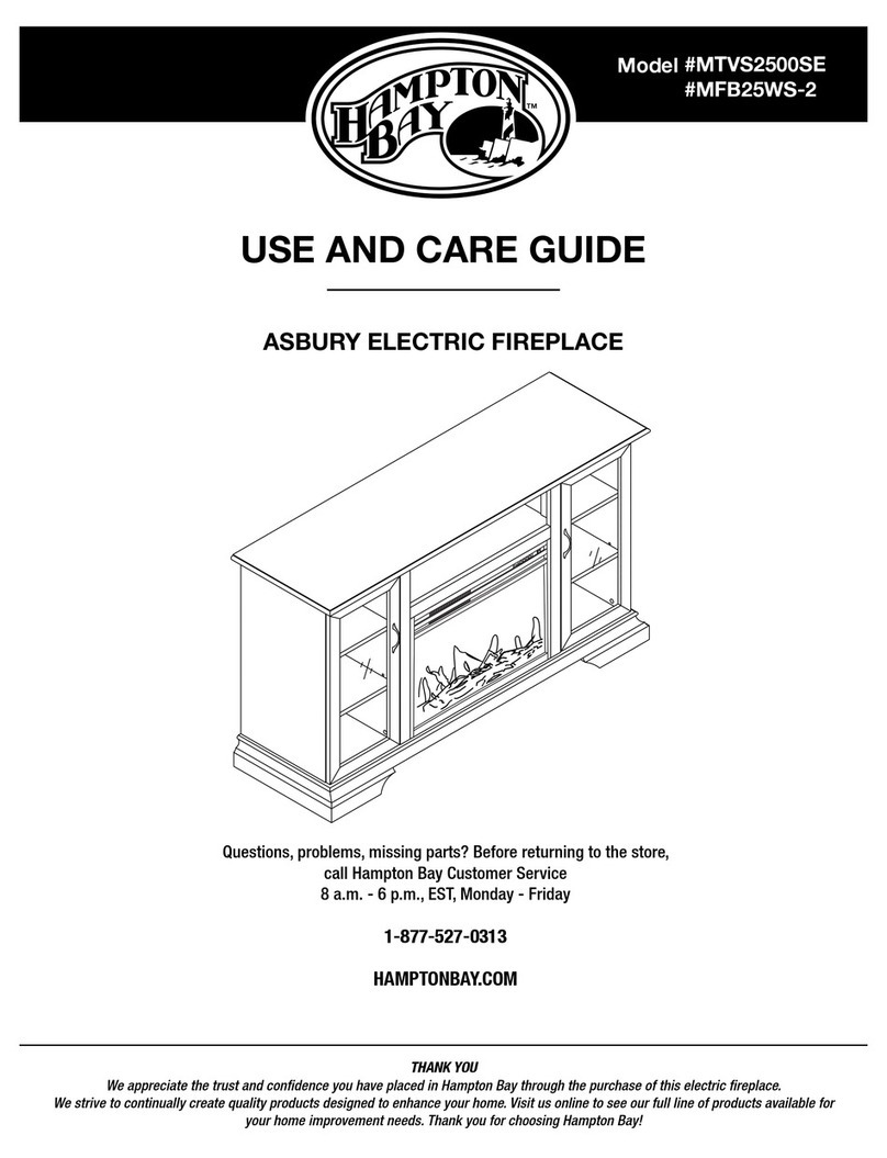 HAMPTON BAY MTVS2500S User manual