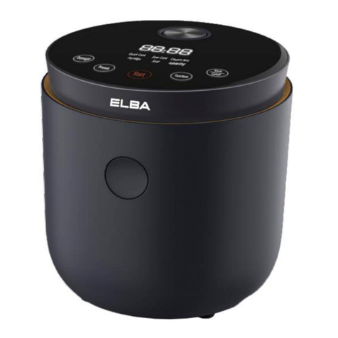 Elba ERC-K2050D(BK) owner's manual