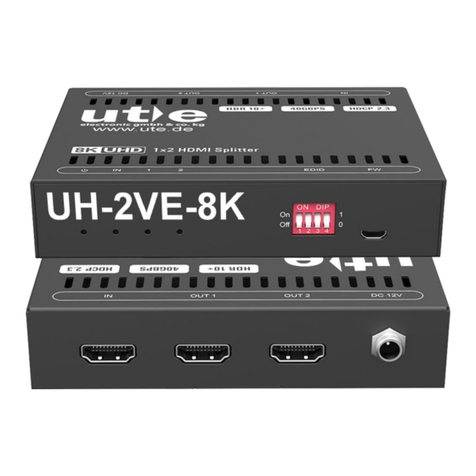 UTE UH-2VE-8K user manual