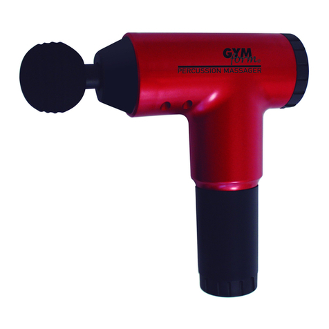 GYM form Percussion Massager instruction manual
