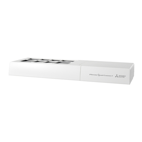 Mitsubishi Electric Plasma Quad Connect MAC-100FT-E OPERATION INSTRUCTIONS AND INSTALLATION MANUAL Mitsubishi Electric Plasma Quad Connect MAC-100FT-E OPERATION INSTRUCTIONS AND INSTALLATION MANUAL